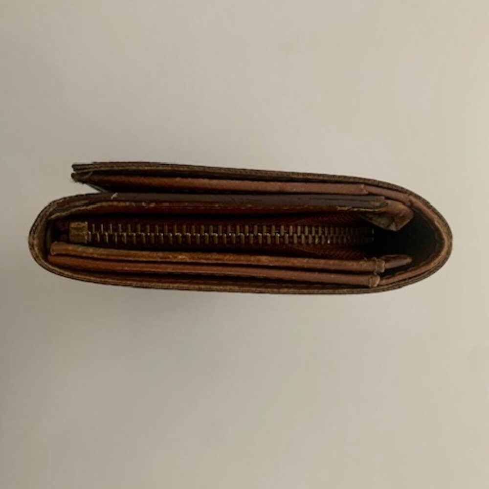 🤎 Vintage Louis Vuitton Monogram Porte Monnaie Trésor Wallet 🤎 - Picture 10 of 11